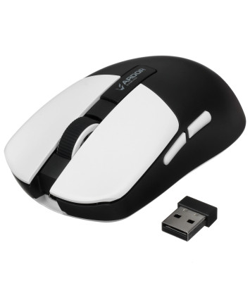 Мышь беспроводная игровая ARDOR GAMING Essence, черный/белый