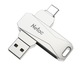 Флеш накопитель 128Gb USB 3.0+TypeC Netac U782C (NT03U782C-128G-32PN)