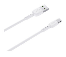 Кабель USB - Type-C, HOCO X33, 5A, 1 м, белый