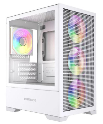 Корпус mATX без БП Powercase Mistral Micro B315 (CMMB315W-A4), белый