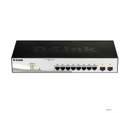 Коммутатор D-Link DGS-1210-10/F1A, 8 портов, управляемый