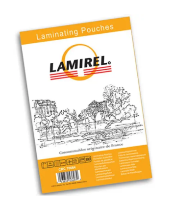 Плёнка для ламинирования А4 (216х303мм) 75 микрон (25 л.) (LA-78800) Lamirel