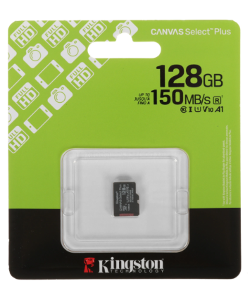 Карта памяти MicroSDXC UHS-I Card 128Gb Kingston Canvas Select Plus Class 10 SDCS3/128GBSP Карта памяти MicroSDXC UHS-I Card 128Gb Kingston Canvas Select Plus Class 10 SDCS3/128GBSP