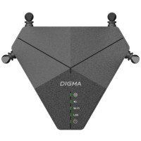 Беспроводной маршрутизатор Digma DWR-N302LTE, 4G, черный