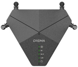Беспроводной маршрутизатор Digma DWR-N302LTE, 4G, черный