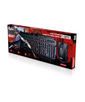 Проводной игровой набор клавиатура + мышь + коврик Smartbuy RUSH Shotgun
