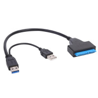 Переходник USB 3.2, USB 2.0 - SATA DEXP (CSATAUSB_JMS578), черный