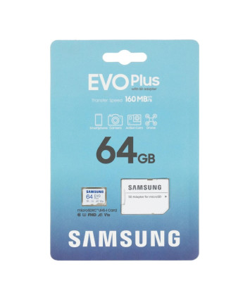 Карта памяти microSDXC Card 64Gb Samsung EVO PLUS (MB-MC64SA/EU)