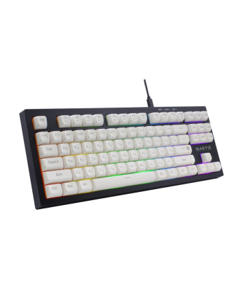 Клавиатура Defender Harpie GK-401 RU, черный/белый