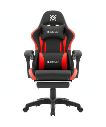 Кресло игровое Defender Batiz, черный/красный