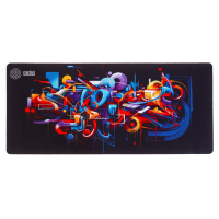 Коврик Cactus Graffiti рисунок CS-MP-PRO10ХXL 900x400x2мм