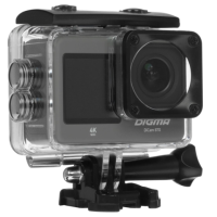 Экшн-камера Digma DiCam 870 серый