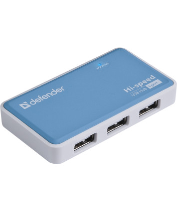USB-концентратор Defender Quadro Power 4port (c БП)