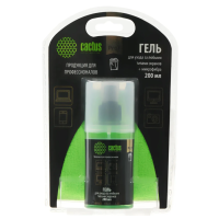 Чистящий набор (салфетки + гель) Cactus CS-S3004BL для экранов и оптики блистер 1шт 25х25