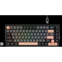 Клавиатура беспроводная механическая Redragon Eclipse Pro RU, RGB, BT+2.4G, LCD дисплей, мет, черный