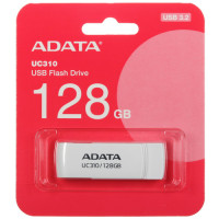 Флеш накопитель 128Gb USB 3.2 AData UC310 UC310-128G-RWH белый