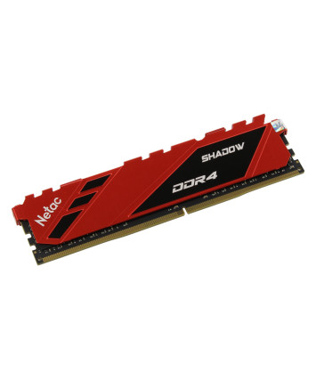 Модуль памяти DDR4 16Gb PC25600 3200MHz Netac Shadow NTSDD4P32SP-16R C16 Red