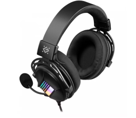 Гарнитура игровая Defender Flux, RGB, черный
