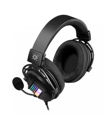 Гарнитура игровая Defender Flux, RGB, черный
