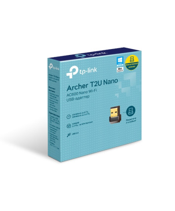 Беспроводной двухдиапазонный сетевой USB адаптер TP-LINK Archer T2U NANO USB 2.0