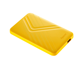 Внешний накопитель HDD 1000Gb Apacer AC236 Slim USB 3.2 (AP1TBAC236Y-1), желтый