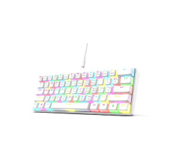 Клавиатура беспроводная механическая PANTEON T2 PRO BS, 60%, RGB, BT+2.4G, белый (70)