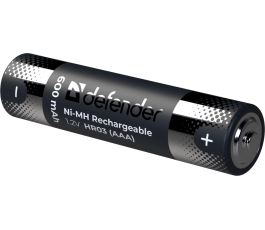 Аккумуляторные батарейки AAA Defender 600mAh HR03-2BL 2шт