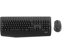 Беспроводной набор клавиатура + мышь Logitech Wireless MK345 Combo, черный (920-008534)