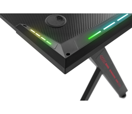 Игровой стол Defender Extreme RGB, черный