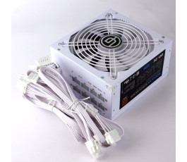 Блок питания 600W Ginzzu MC600, 80+ Bronze, белый