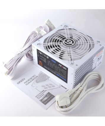 Блок питания 600W Ginzzu MC600, 80+ Bronze, белый Блок питания 600W Ginzzu MC600, 80+ Bronze, белый