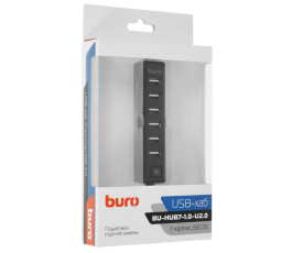USB-концентратор Buro BU-HUB7-1.0-U2.0 (7 портов USB 2.0)