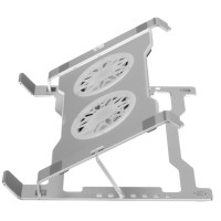 Охлаждающая подставка для ноутбука PANTEON CP-173 RGB Silver 9"-17,3", USB, 2 вентилятора