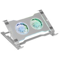 Охлаждающая подставка для ноутбука PANTEON CP-173 RGB Silver 9"-17,3", USB, 2 вентилятора