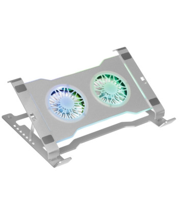 Охлаждающая подставка для ноутбука PANTEON CP-173 RGB Silver 9"-17,3", USB, 2 вентилятора Охлаждающая подставка для ноутбука PANTEON CP-173 RGB Silver 9"-17,3", USB, 2 вентилятора