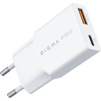 Универсальное СЗУ Digma Pro DPW2A 20W 3A (USB-C), белая