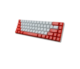 Клавиатура игровая с подсветкой PANTEON M2, 65%, красный/белый (06)