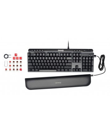 Клавиатура механическая GMNG 999GK, USB, черный/серебристый