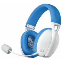 Беспроводная гарнитура игровая Redragon Ire Pro, белый/синий