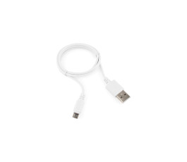 Кабель USB - microUSB Cablexpert CC-mUSB2-AMBM-1MW 1м, белый
