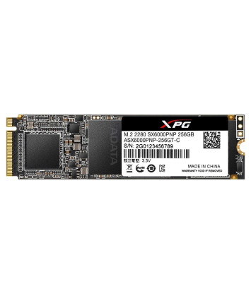 Накопитель SSD M.2 NVMe 256Gb ADATA  ASX6000PNP-256GT-C XPG SX6000 Pro