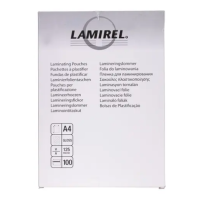 Плёнка для ламинирования А4 (216х303мм) 125 микрон (100 л.) (125мкм) Lamirel