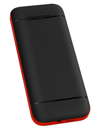 Мобильный телефон teXet TM-302, черный-красный