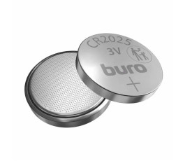 Батарейка Buro Lithium CR2025 3V 1шт