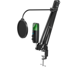 Игровой стрим микрофон T-Line Starvox GMC USB, RGB, стойка, провод 2 м.