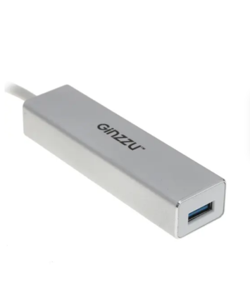 USB-концентратор Ginzzu GR-518UB, Type-C (4 порта USB 3.0)