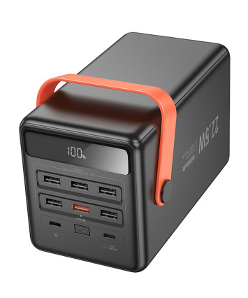 Портативный аккумулятор Hoco J142 Surpass Li-ion, 100000mAh, 3A, черный