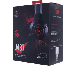 Гарнитура A4Tech Bloody J437 Black