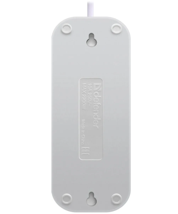 Удлинитель без заземления Defender B230 5 м, 3 розетки