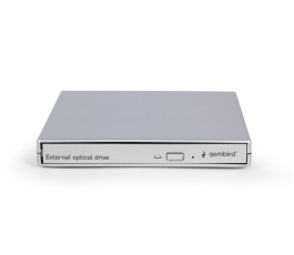 Оптический привод внешний DVD-RW USB 2.0 Gembird DVD-USB-02-SV серебро